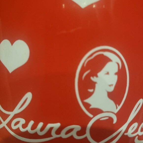 Laura Secord Brands Unlimited Red Mug with White Hearts 1913 Ceramic - Picture 8 of 8